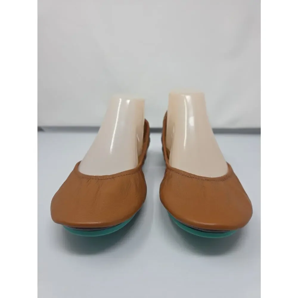 Tieks Gavrieli Size 11 Tan Brown Ballet Flats Leather Womens
